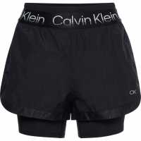 Calvin Klein Performance 2-In-1 Gym Shorts  Дамски клинове за фитнес