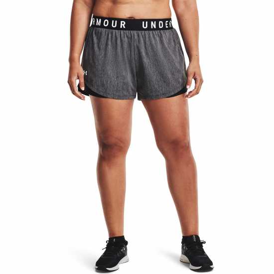 Under Armour Up Twist Shorts 3.0& Charcoal Дамски клинове за фитнес