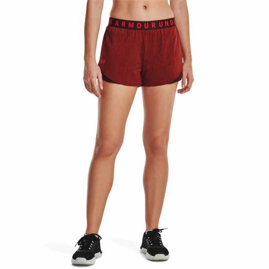Under Armour Armour Play Up Twist Shorts 3.0 Ladies Chestnut Дамски клинове за фитнес
