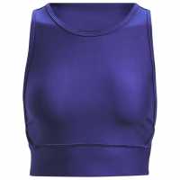 Sale Under Armour Heatgear Armour Crop Top Womens Blue Дамски тениски и фланелки