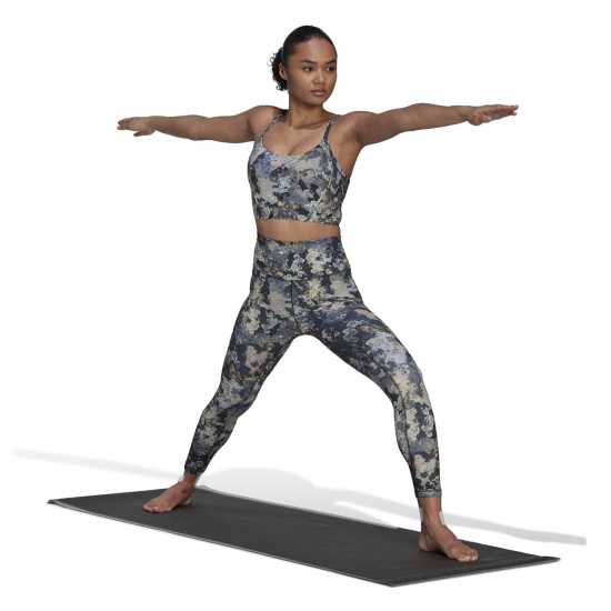 Adidas Дамски Спортен Сутиен С Графични Принтове Yoga Light-Support Long Line Graphic Bra Womens