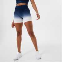 Usa Pro Ombre 5 Inch Shorts Navy/White Дамски клинове за фитнес