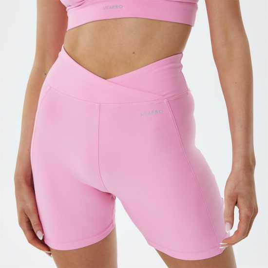Usa Pro Wrap Shorts Pink Дамски клинове за фитнес