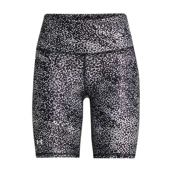 Under Armour Дамски Шорти Armour Heatgear Bike Shorts Womens AOP Black/HGrey - Дамски клинове за фитнес