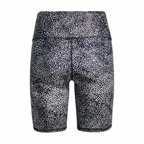 Under Armour Дамски Шорти Armour Heatgear Bike Shorts Womens AOP Black/HGrey - Дамски клинове за фитнес