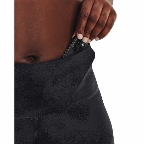 Under Armour Дамски Шорти Armour Heatgear Bike Shorts Womens Черно Дамски клинове за фитнес