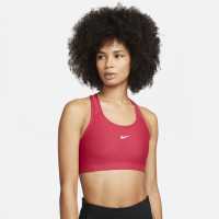 Nike Дамски Спортен Сутиен За Средно Интензивни Тренировки Seamless Medium Support Bra Pink/White Спортни сутиени