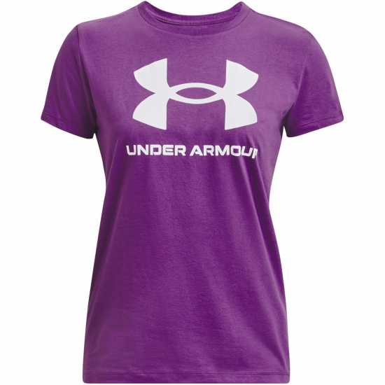 Under Armour Graphic T-Shirt Purple Атлетика
