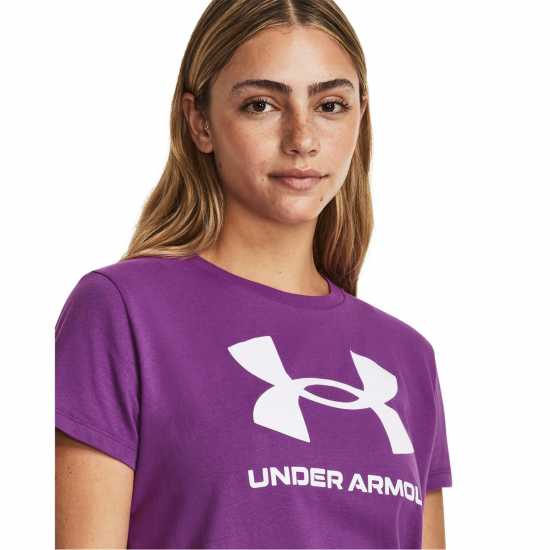 Under Armour Graphic T-Shirt Purple Атлетика
