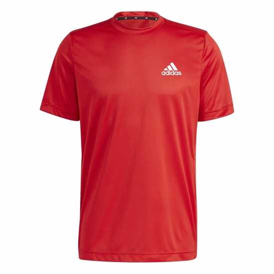 Adidas Тениска Aeroready Designed To Move Mens Performance T Shirt  Мъжки дрехи за фитнес