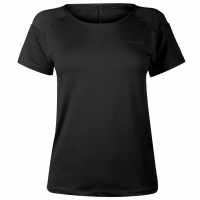 La Gear Fitted T-Shirt Black Дамски тениски и фланелки
