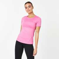 La Gear Fitted T-Shirt Pink Атлетика