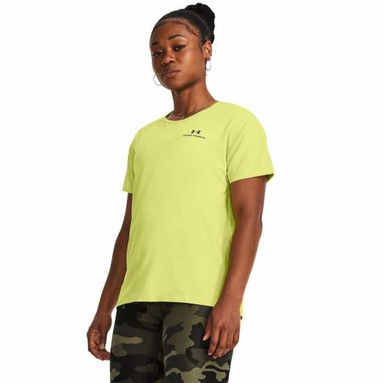 Under Armour Rush Energy Ss 2.0 Yellow Атлетика