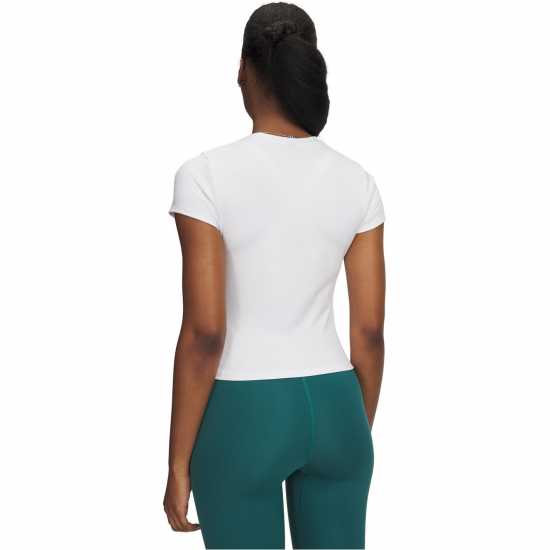 Under Armour Womens Motion Short Sleeve Performance Gym Top White Under Armour Womens Motion Short Sleeve Performance Gym Top White