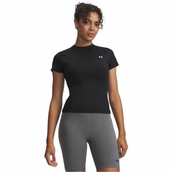 Under Armour Womens Motion Short Sleeve Performance Gym Top Black Under Armour Womens Motion Short Sleeve Performance Gym Top Black