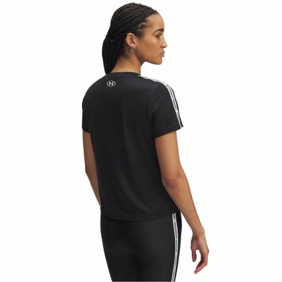 Under Armour Women's Tech Taping Short-Sleeve Performance Gym Top Черно Under Armour Women's Tech Taping Short-Sleeve Performance Gym Top Черно