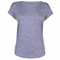 Usa Pro Short Sleeve Sports T-Shirt Brunera Blue Дамски тениски и фланелки