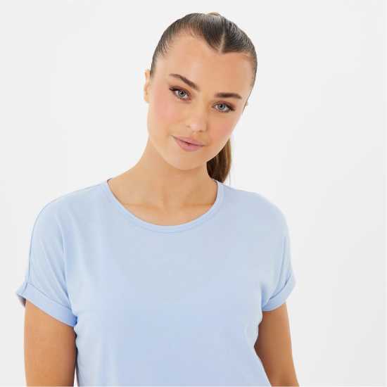Usa Pro Short Sleeve Sports T-Shirt Womens Brunera Blue Атлетика