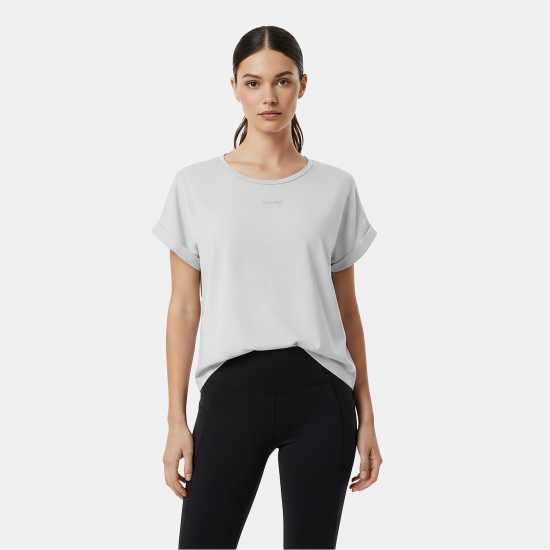 Usa Pro Short Sleeve Sports T-Shirt Womens Сив марл 