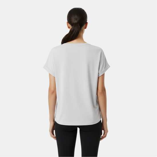 Usa Pro Short Sleeve Sports T-Shirt Womens Сив марл 