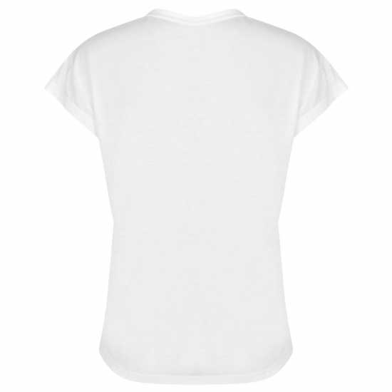 Puma Дамска Тениска Urban Sports T Shirt Ladies White/Black Дамски тениски и фланелки