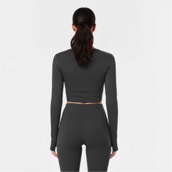 Usa Pro Wrap Front Top Womens Black 