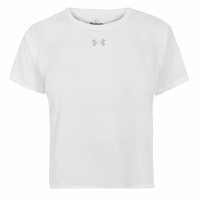 Under Armour Women's Velociti Short Sleeve Performance Gym Top White/Reflect 