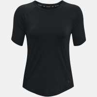 Under Armour Тениска Rush T Shirt Womens Black Дамски тениски и фланелки