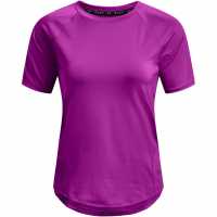 Under Armour Тениска Rush T Shirt Womens Purple Атлетика
