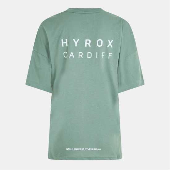 Puma Women's Hyrox Short-Sleeve Performance Gym Top Евкалипт 