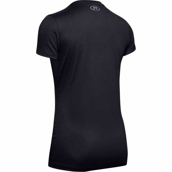 Under Armour Tech™ V-Neck Short Sleeve Womens Черно 