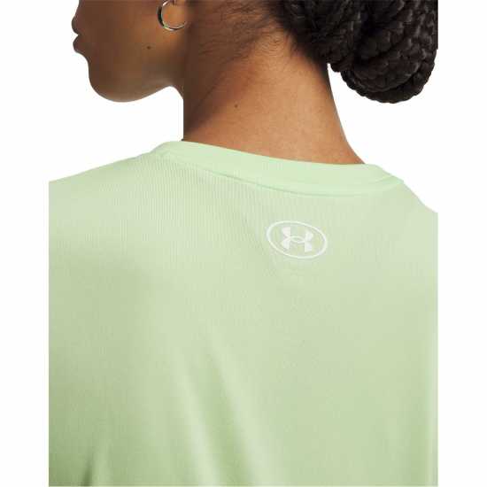 Under Armour Tech™ V-Neck Short Sleeve Womens Lime/White 