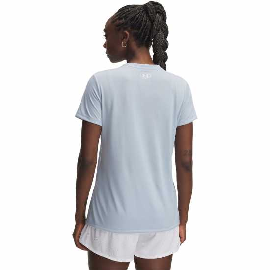Under Armour Tech™ V-Neck Short Sleeve Womens Синьо Спокойствие 