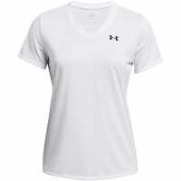 Under Armour Tech™ V-Neck Short Sleeve Womens Бяло 