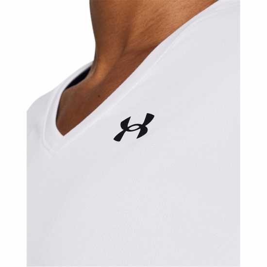 Under Armour Tech™ V-Neck Short Sleeve Womens Бяло 