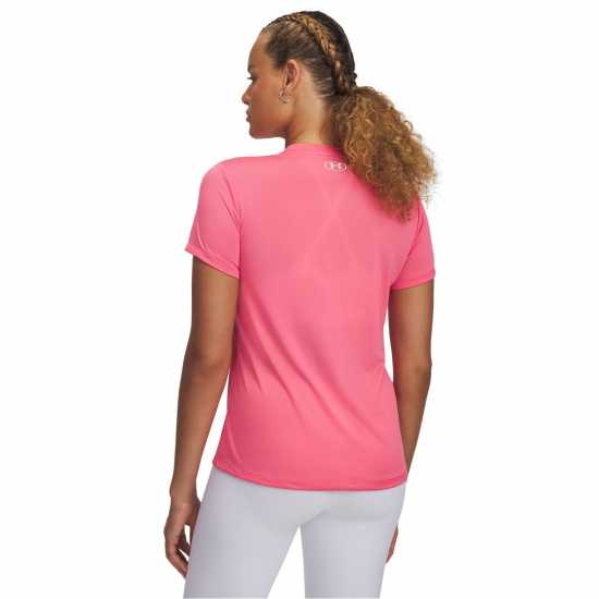 Under Armour Tech™ V-Neck Short Sleeve Womens Супер Розово 