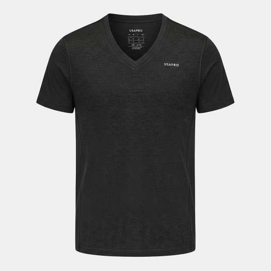 Usa Pro Tech V Tee Ladies Черно Usa Pro Tech V Tee Ladies Черно