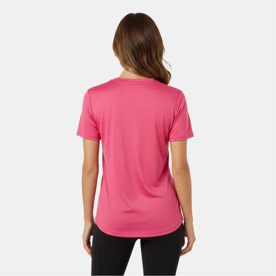 Usa Pro Tech V Tee Ladies Ярко розово 