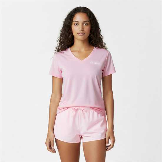 Usa Pro The  Tech V Tee Ladies Light Pink 