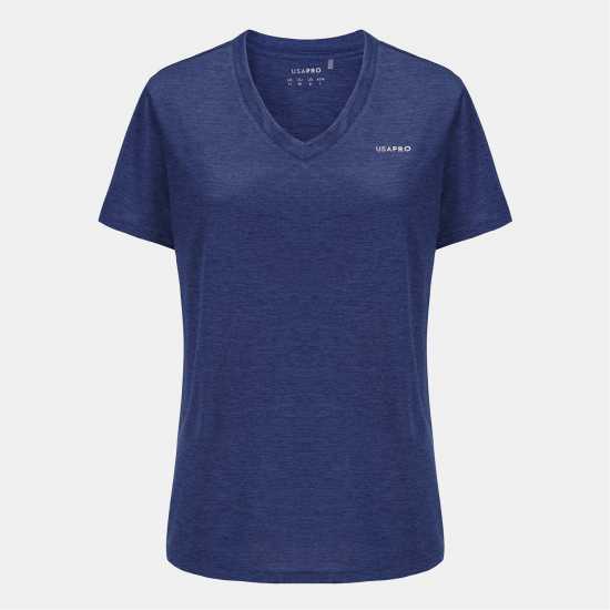 Usa Pro The  Tech V Tee Ladies Морска синьо 