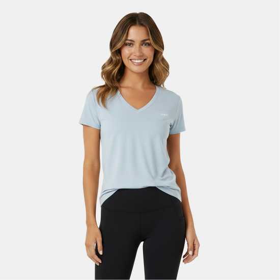 Usa Pro Tech V Tee Ladies Брунера Синьо 