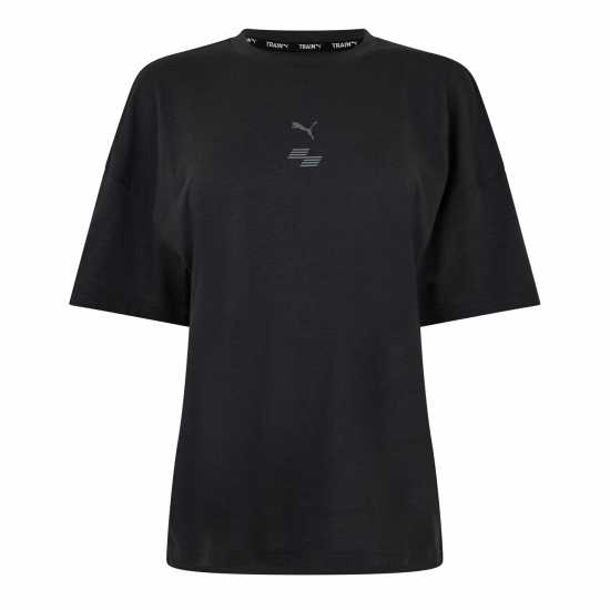 Puma Hyrox City Short-Sleeve Performance Gym Top Бам/Сиво 