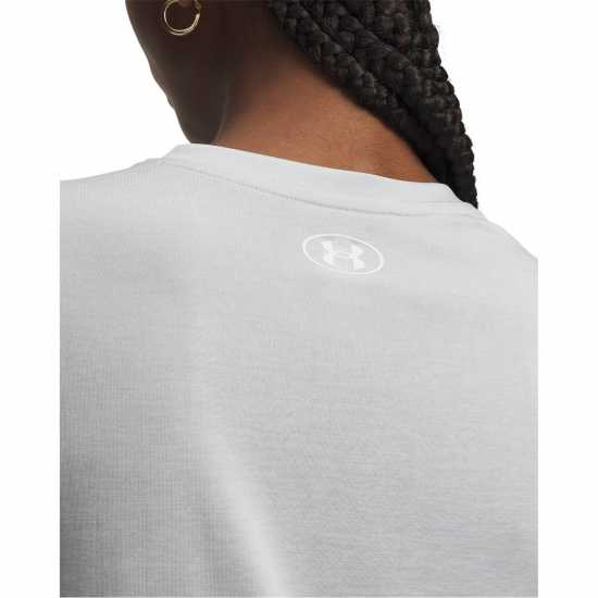 Under Armour Tech™ Twist V-Neck Short Sleeve Womens Хало Сиво 