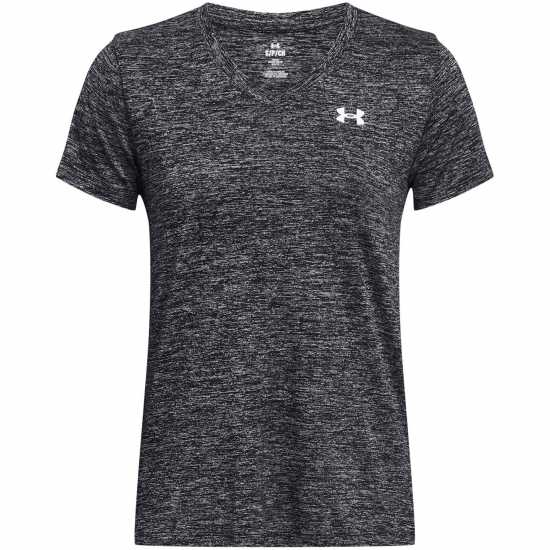 Under Armour Tech™ Twist V-Neck Short Sleeve Womens Черно 