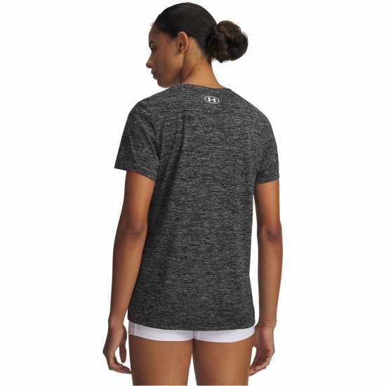 Under Armour Tech™ Twist V-Neck Short Sleeve Womens Черно 