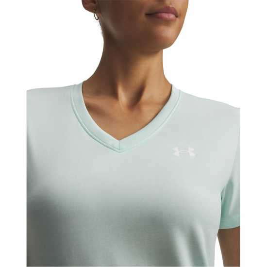 Under Armour Tech™ Twist V-Neck Short Sleeve Womens Refresh Mint Under Armour Tech™ Twist V-Neck Short Sleeve Womens Refresh Mint