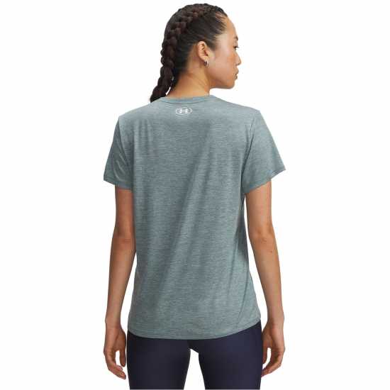 Under Armour Tech™ Twist V-Neck Short Sleeve Womens Джаспърско синьо 