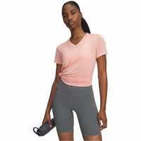 Under Armour Tech™ Twist V-Neck Short Sleeve Womens Posh Pink Under Armour Tech™ Twist V-Neck Short Sleeve Womens Posh Pink
