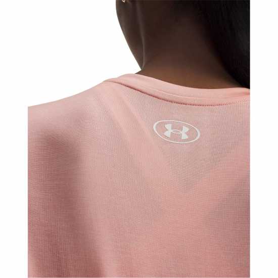 Under Armour Tech™ Twist V-Neck Short Sleeve Womens Posh Pink Under Armour Tech™ Twist V-Neck Short Sleeve Womens Posh Pink