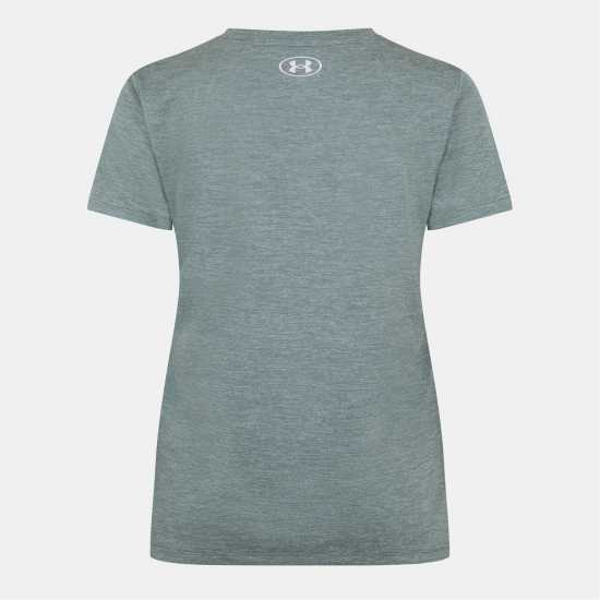 Under Armour Tech™ Twist V-Neck Short Sleeve Womens Силициево зелено 